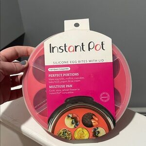 Instant Pot Silicone Egg Bites With Lid 6 quart 8 quart NWT